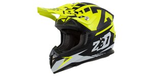 Prilba detska X1,9D ZED žlta fluo/čierna/biela M