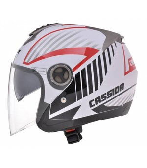 PRILBA MAGNUM, CASSIDA-ČR ČIERNA/BIELA/ČERVENÁ-S