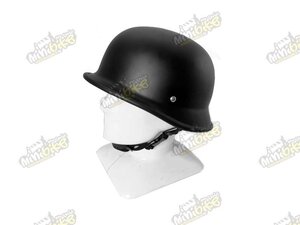 Prilba nemecká armáda čierna matná -L