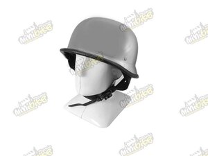 Prilba nemecká chrómová - zrkadlový lesk L