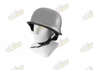 Prilba nemecká chrómová - zrkadlový lesk XL