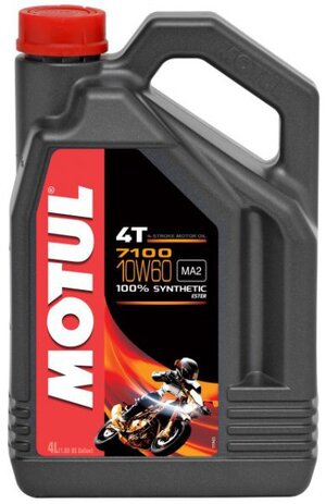 Motul 7100 10W60 4Lolej odporúčaný do motocyklov  KTM