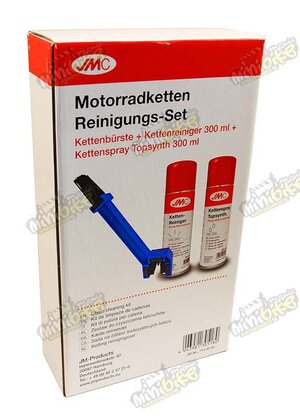 Kefa na čistenie reťaze s čističom 300ml a olejom 300ml