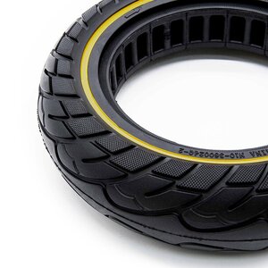 Pneumatika 10x2,5 plná 37mm límec žltá