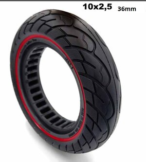 Pneumatika 10x2,5 plná elektrokolobežky