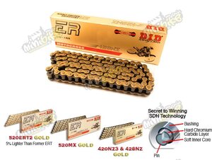 Reťaz 428NZ ER DID 120článkov ExclusiveRacing motokros