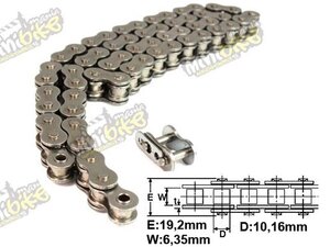 Reťaz 520 120článkov RK Japan bez O-krúžkov