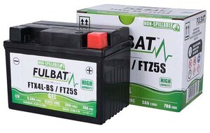Akumulátor YTX4L-BS Fulbat SLA 5Ah +25%