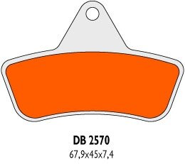 Brzdové obloženie DB2570QDN DB2570QDN Brzdové obloženie DB2570QDN DB2570QDN