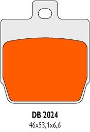 Brzdové obloženie Delta Braking Sinter DB2024SRN