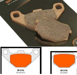 Brzdové obloženie Delta Braking Sinter DB2610RDN