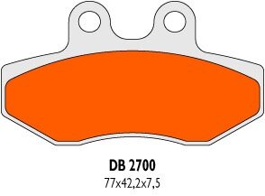 Brzdové obloženie Delta Braking Sinter DB2700SRN
