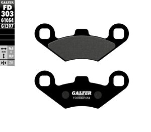 Brzdové obloženie Galfer FD303G1054 pre Polaris OUTLAW 500 Brzdové obloženie Galfer FD303G1054 pre Polaris OUTLAW 500