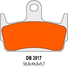 Brzdové obloženie Delta Braking Sinter DB2017SRN