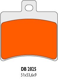 Brzdové obloženie Delta Braking Sinter DB2025SRN