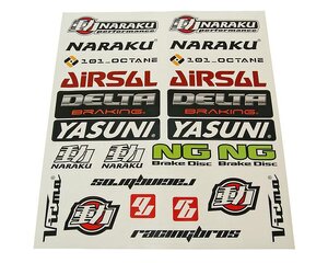 Nálepky sada 29x34cm 22 ks