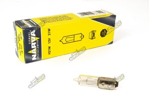 Žiarovka do smeroviek NARVA 12V 21W BAY9s