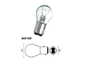 Žiarovka 21/5W - zadné svetlo BAY15d