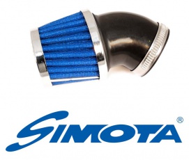 Vzduchový filter Simota vytočený 45° 28mm až 42mm