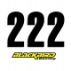 Štartovacie čísla BlackBirdRacing 13x7cm čierne - 2