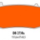 Brzdové obloženie Delta Braking Sinter DB2730RDN DB2730RDN