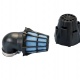 Vzduchový filter Polini Blue Air Box 46mm 90° Black-blue