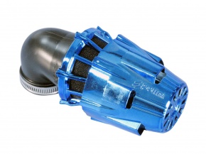 Vzduchový filter Polini Blue Air Box 32-37-42mm 90° Blue Black