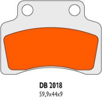 Brzdové obloženie Delta Braking Sinter DB2018SRN