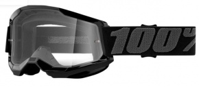 Okuliare 100% Strata2 Black-Clear Lens