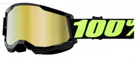 Okuliare 100% Strata2 Upsol Mirror Gold Lens