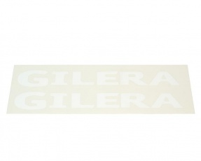 Nálepka Gilera [logo] - čierne - 2ks