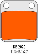 Brzdové obloženie DB2020RDN