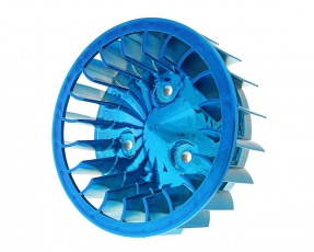 Ventilátor - modrý - Minarelli ležatý, Keeway, CPI, 1E40QMB