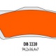 Brzdové obloženie DB2220RDN
