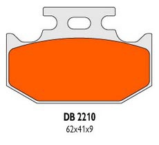 Brzdové obloženie Delta Braking Sinter DB2210