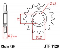 Záberové koliesko JTF1120-14zubové